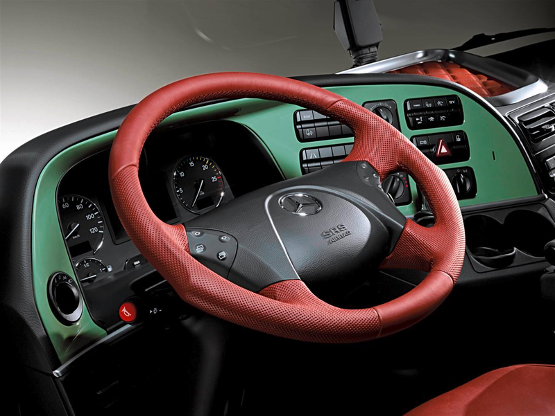 Illustration for article titled Mercedes Unveils Luxurious New Actros Trust Edition Semi For Euro-Trash Truckers